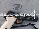 SIG P210 BLUE HELVETICA